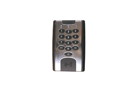 Solution 6000, External Keypad w/Prox, 4x3 Style, Brushed finish metal with UV rated plastic, IP65