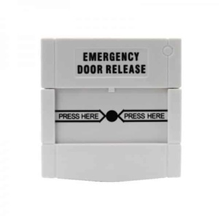 Resettable Emergency Door Release Switch, White