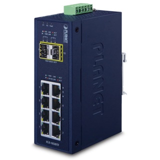 Planet 5-Port 10/100/1000T Industrial Gigabit Ethernet Switch (-40~75 degrees)