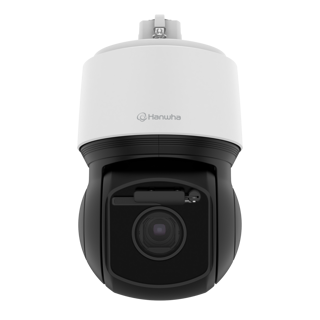 Hanwha Vision 8MP 30x AI PTZ Camera with built-in wiper