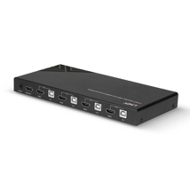 Lindy 4 Port HDMI 4K60, USB 2.0 & Audio KVM Switch