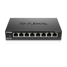 D-Link 8-Port Gigabit Unmanaged Desktop Switch with 8 RJ45 Ports