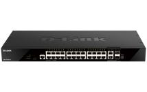 D-Link 28-Port Gigabit Smart Managed Stackable Switch with 24 1000Base-T and 4 10Gb Ports (NON POE)