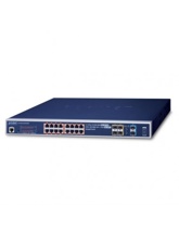L3 24-Port 10/100/1000T 802.3bt PoE + 4-Port 10G SFP+ Managed Switch with LCD Touch Screen