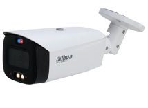Dahua 8MP TiOC Active Deterrence 2.0 IP Bullet Fixed 2.8mm, Built-in Speaker,WDR, Micro SD,IP67,POE
