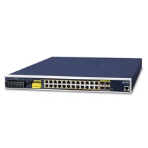 Planet Industrial L3 24-Port 10/100/1000T + 4-Port Shared 100/1000X SFP Managed Ethernet Switch