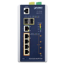 Planet Industrial 4-Port 10/100/1000T 802.3bt Ultra PoE + 2-Port Ethernet + 2-Port 100/1000X 