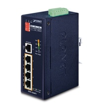 Planet 5-Port with 4-Port PoE Industrial Ethernet Switch