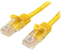 Patch Lead Cat5e Yellow 0.5m
