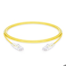 Patch Lead Cat6 Yellow 1m Thin