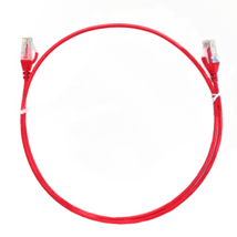 Patch Lead Cat6 Red 2.0m Thin