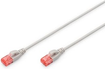 Patch Lead Cat6 Grey 3m with Orange Ends