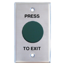Exit Button, Heavy Duty Mushroom, Green, IP65, Vandalproof